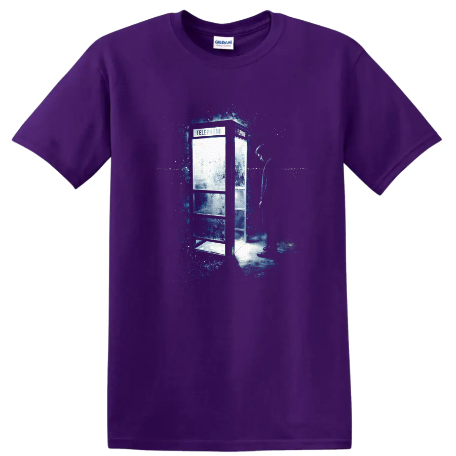 Vintage Classic Rock Album Cover Art Style T Shirt - Purple