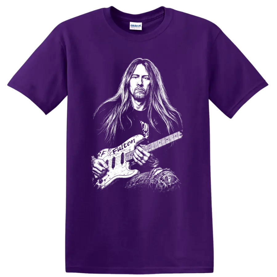 Jerry Cantrell Alice in Chains Rock Legends Tribute T Shirt - Purple