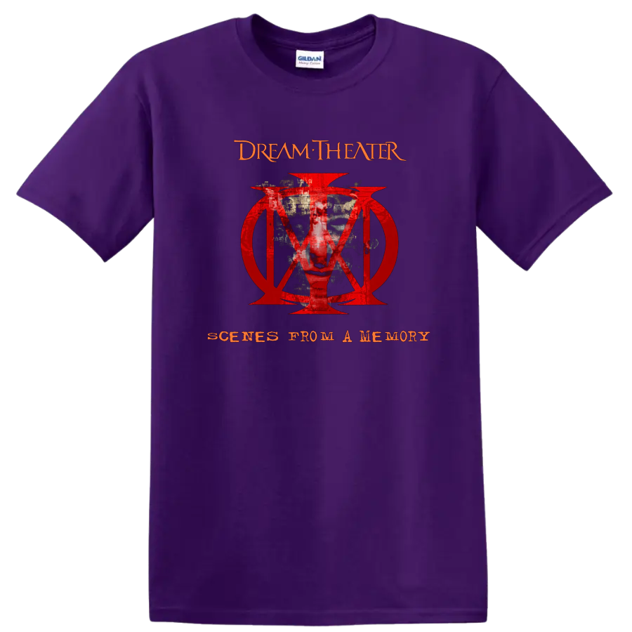 Dream Theater Scenes From a Memory red graphic print T - Purple