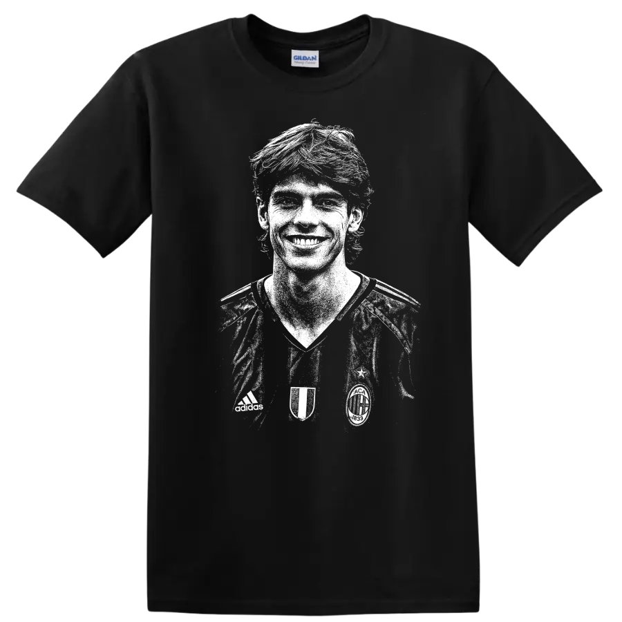 Retro soccer legend portrait of Ricardo Izecson dos Santos Leite T - Black