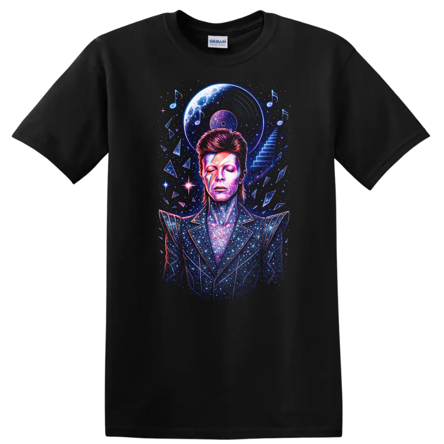 Retro Rock Heavy Metal Album Cover Legend Style T Shirt - Black