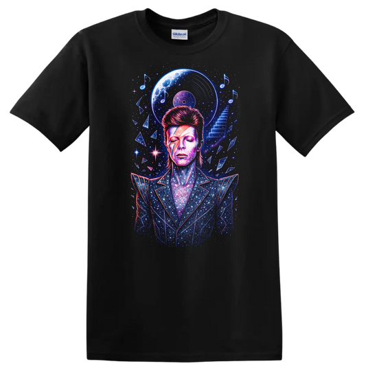 Retro Rock Heavy Metal Album Cover Legend Style T Shirt - Black