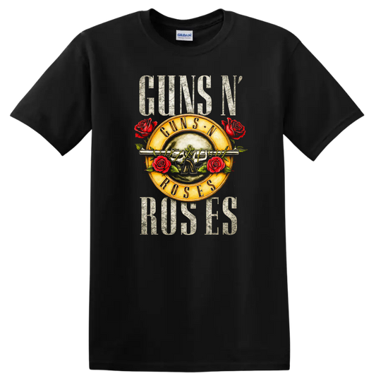 Guns N' Roses Retro Rock Album Cover Legend T Shirt - Black