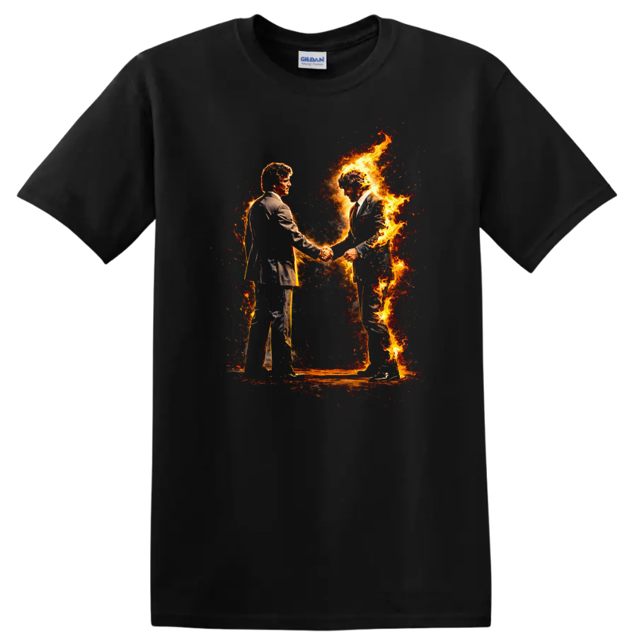 Vintage Classic Rock Album Cover Art T Shirt inspired by Pink Floyd on a Black T Shirt