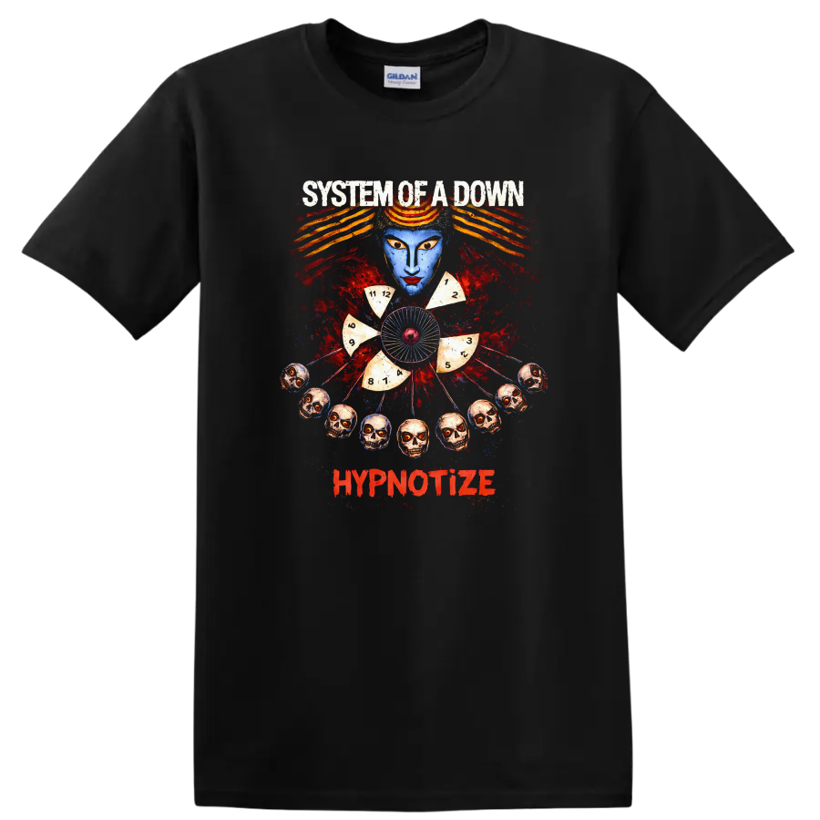 System of a Down Hypnotize Vintage Rock T Shirt - Black