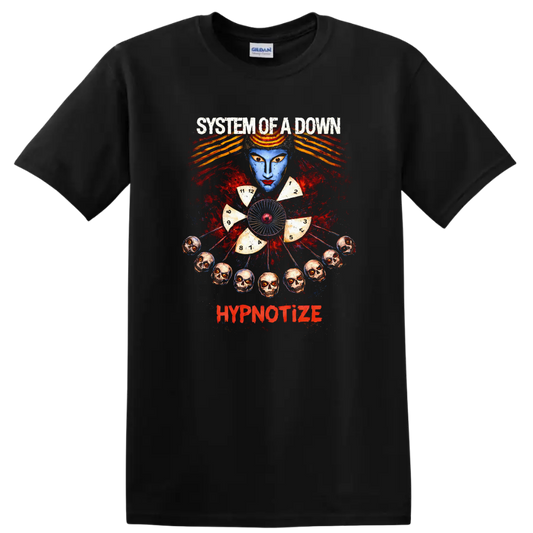 System of a Down Hypnotize Vintage Rock T Shirt - Black
