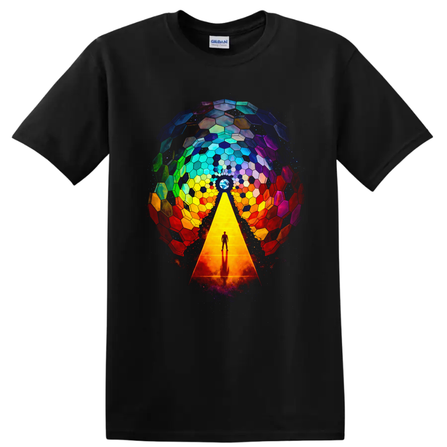 Vintage Classic Rock Album Cover Art Style T Shirt - Black