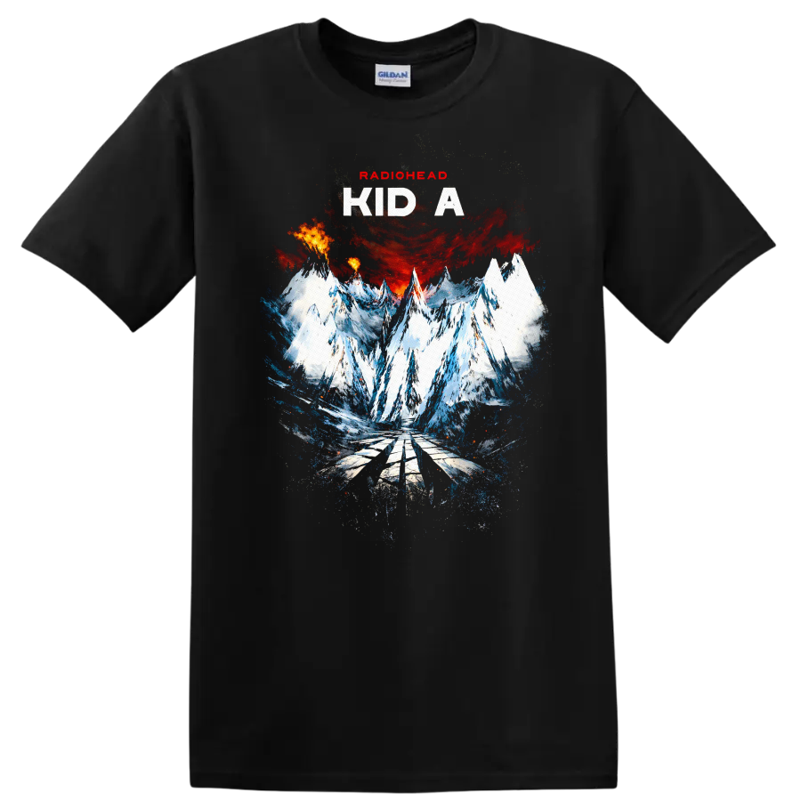 Vintage Classic Rock Album Cover Art Style T Shirt - Black