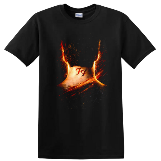 Vintage Classic Rock Album Cover Art Style T Shirt - Black