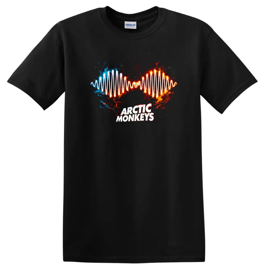 Arctic Monkeys Vintage Classic Rock Album Cover Art T Shirt - Black