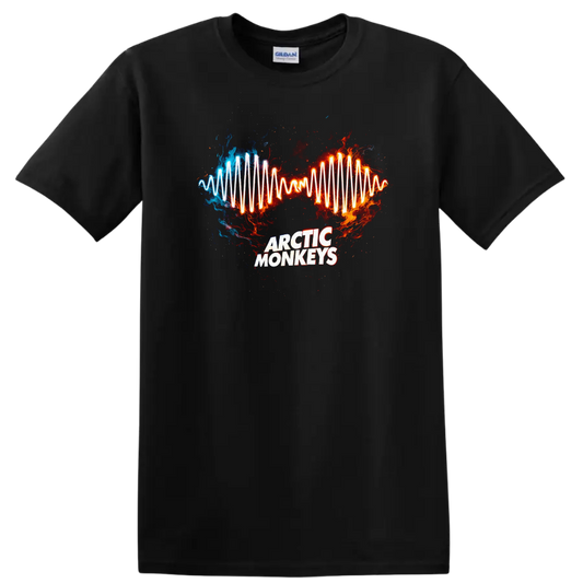 Arctic Monkeys Vintage Classic Rock Album Cover Art T Shirt - Black