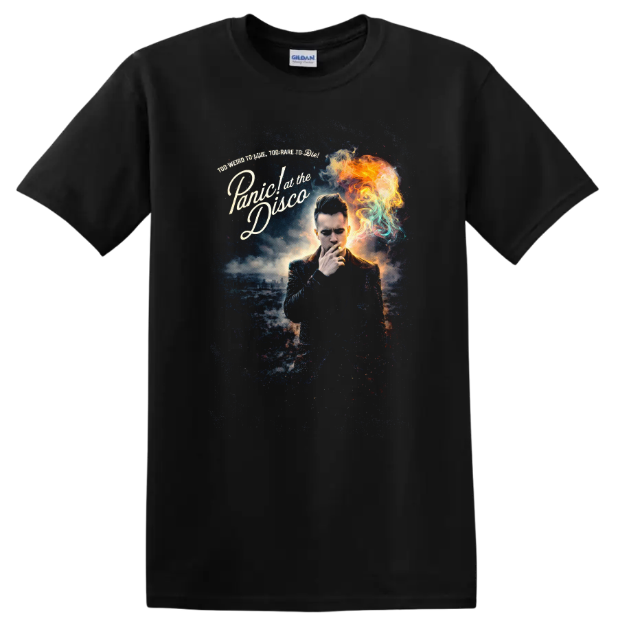 Panic! at the Disco Vintage Classic Rock Album Cover T Shirt - Black