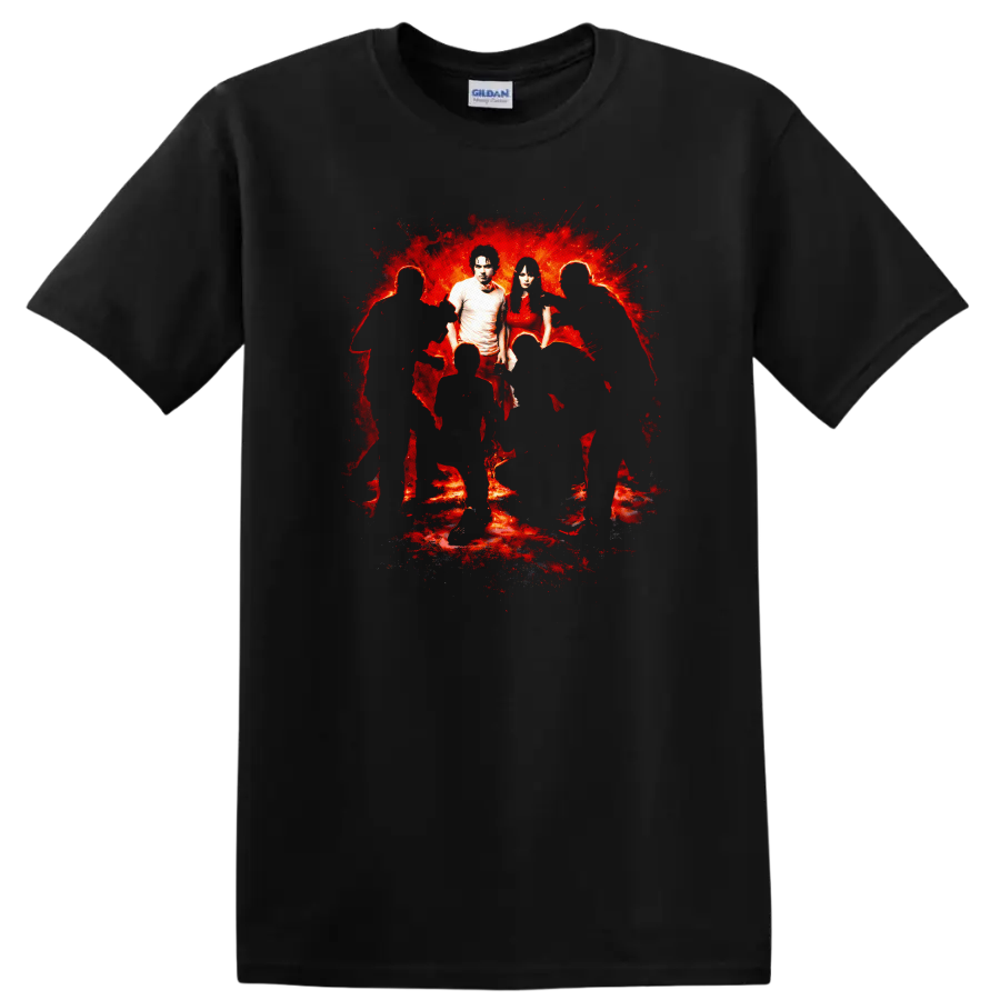Vintage Classic Rock Album Cover Art Style T Shirt - Black