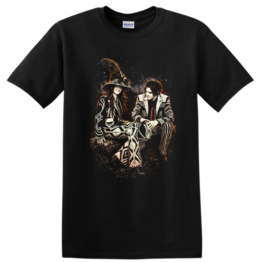 Vintage Classic Rock Album Cover Art Style T Shirt - Black