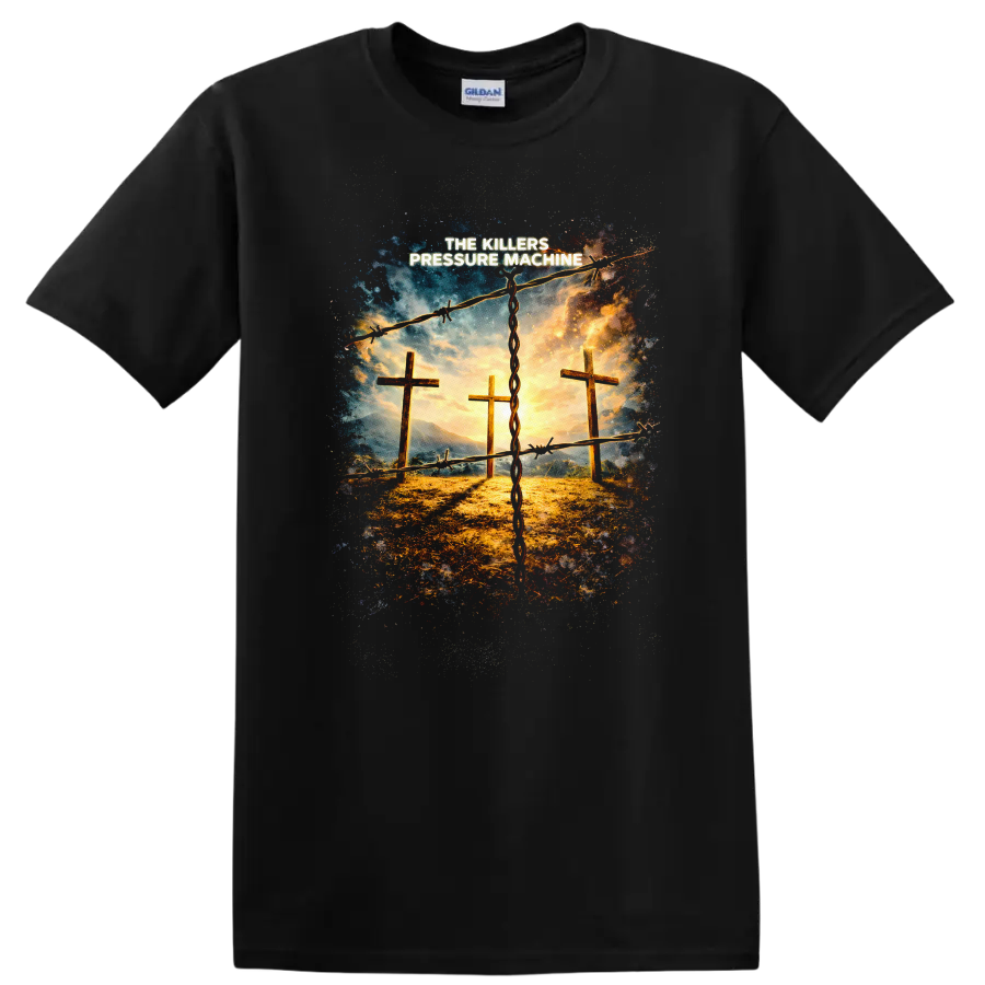 Vintage Classic Rock Album Cover Art T Shirt - Black
