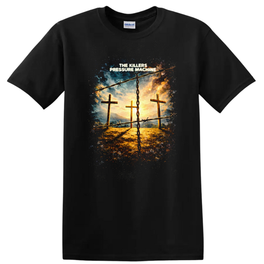 Vintage Classic Rock Album Cover Art T Shirt - Black