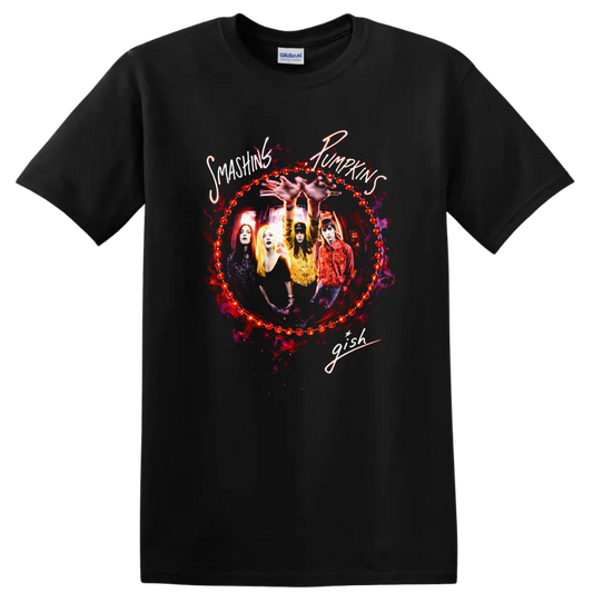 Smashing Pumpkins Vintage Classic Rock T Shirt - Black