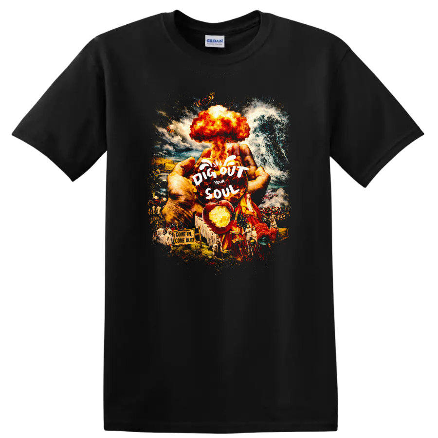 Dig Out Your Soul Vintage Classic Rock T Shirt - Black
