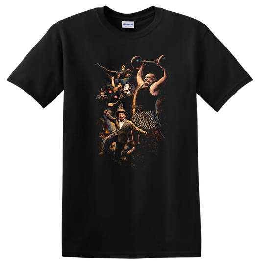 Vintage Classic Rock Album Cover Art Style T Shirt - Black