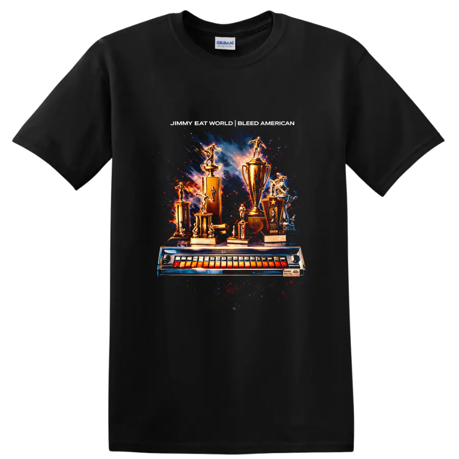 Vintage Classic Rock Album Cover Art Style T Shirt - Black