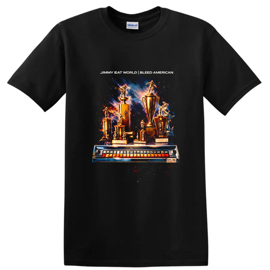 Vintage Classic Rock Album Cover Art Style T Shirt - Black