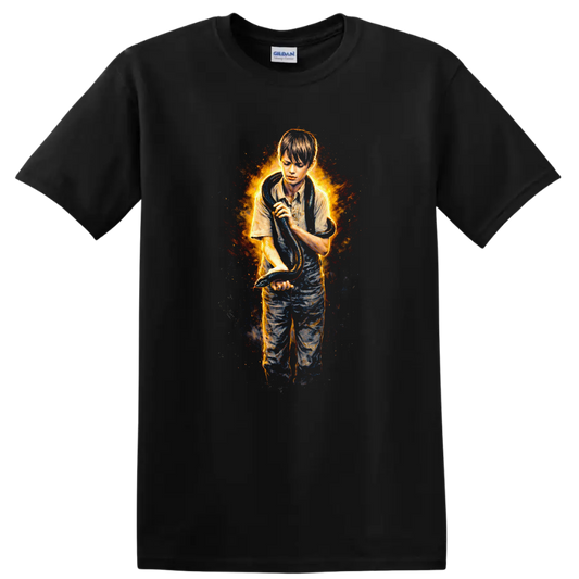 Vintage Classic Rock Album Cover Art Style T Shirt - Black