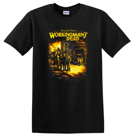 Grateful Dead Workingman's Dead Vintage T Shirt - Black