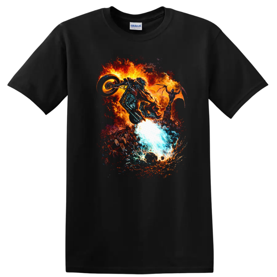 Vintage Classic Rock Album Cover Art Style T Shirt - Black