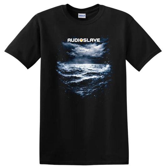 Audioslave Vintage Classic Rock Album Cover Art Style T Shirt - Black
