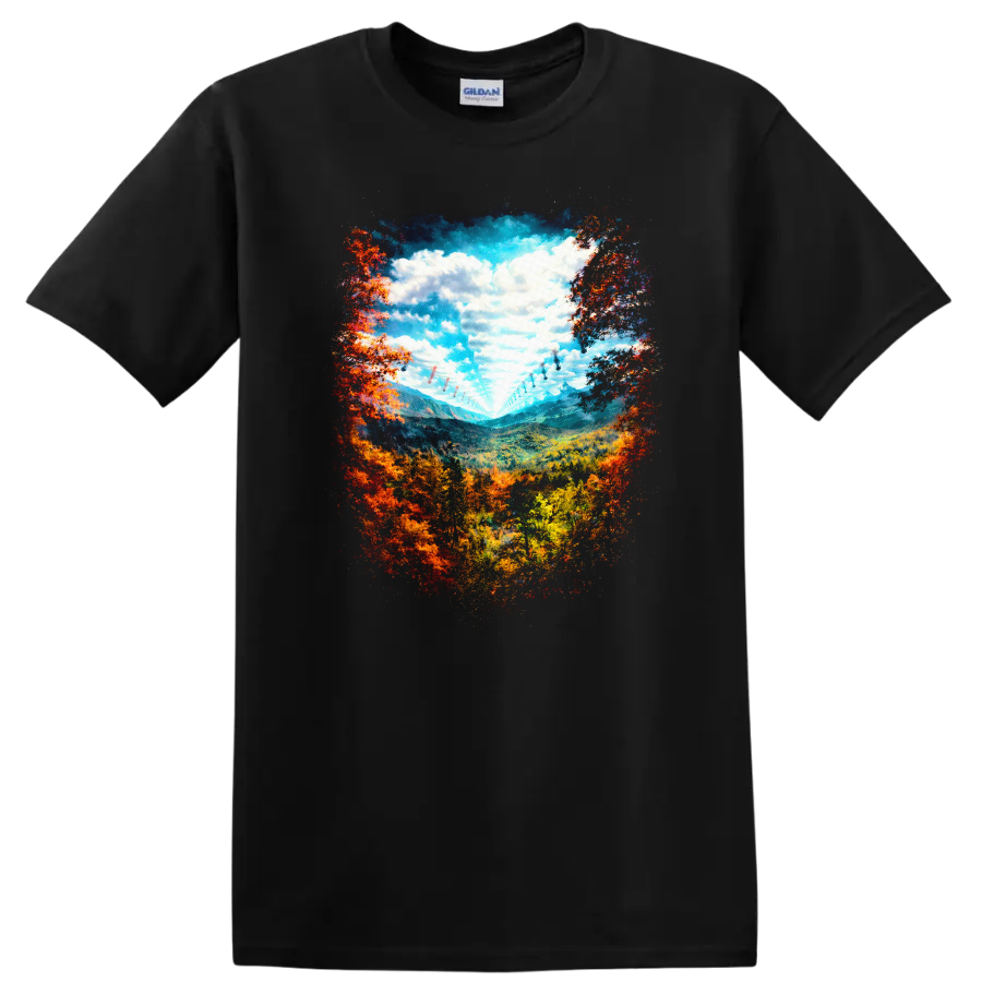 Vintage Classic Rock Album Cover Art Style T Shirt - Black