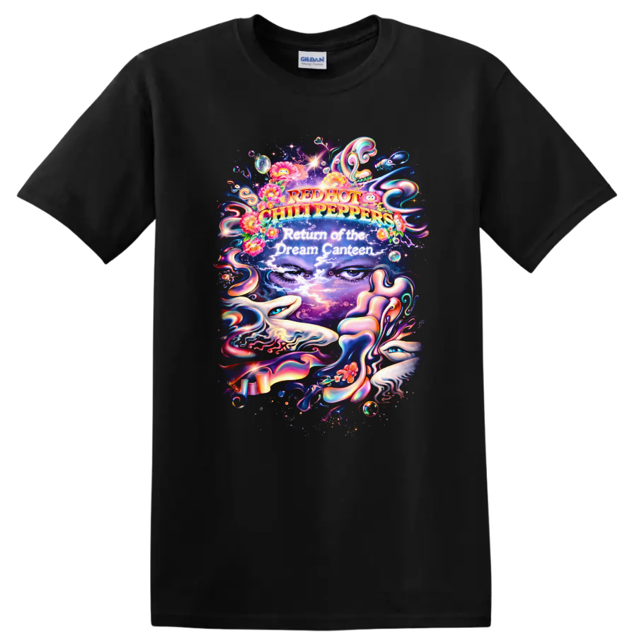 Red Hot Chili Peppers Dream Canteen T Shirt - Vintage Classic Rock Art - Black