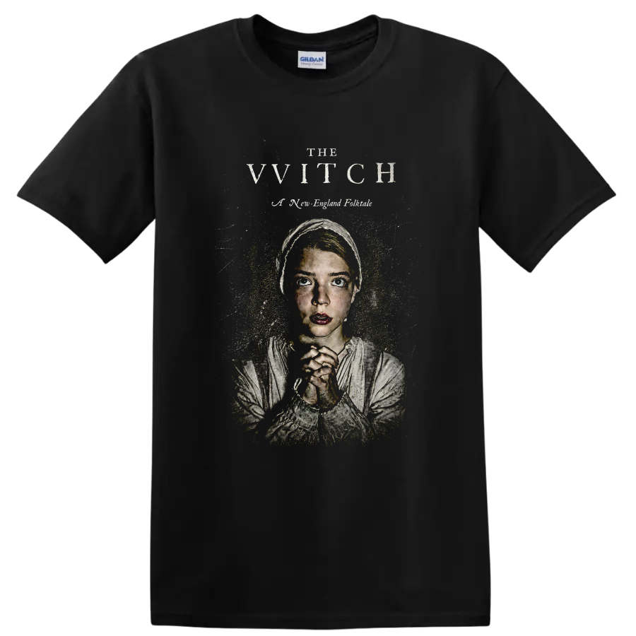 Witch The Vvitch Movie Horror T Shirt Feminine Art Aesthetic Tee - Black