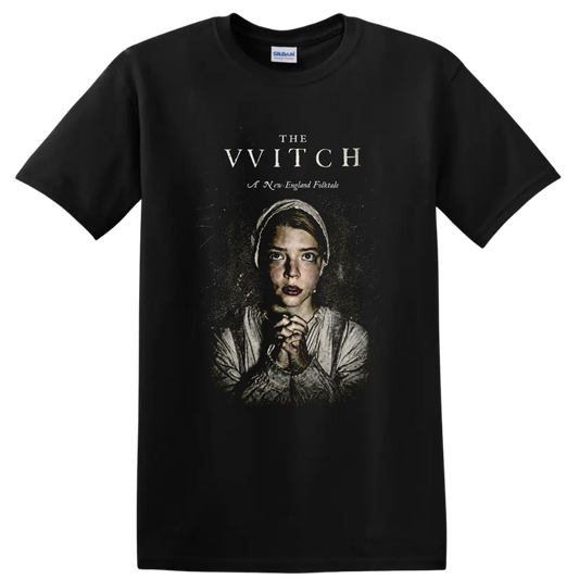 Witch The Vvitch Movie Horror T Shirt Feminine Art Aesthetic Tee - Black