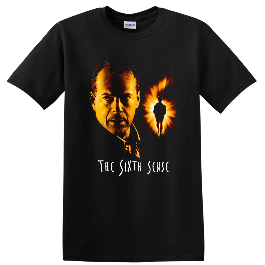 Vintage Cult Movie Character Portrait T Shirt on a Black T Shirt