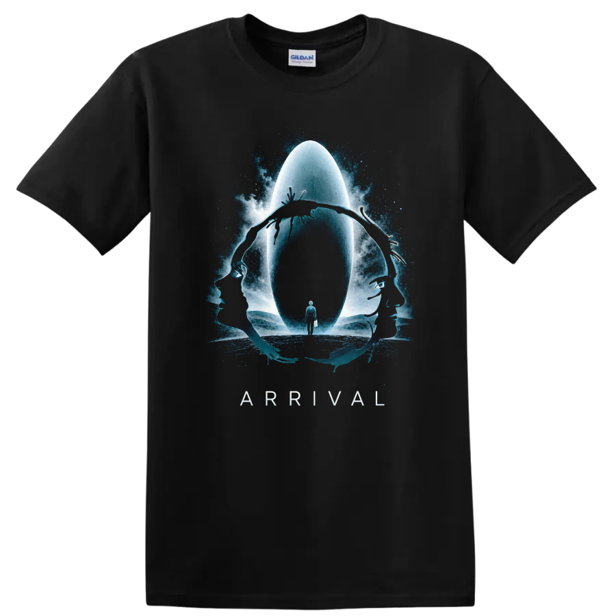 Vintage Cult Movie Character Portrait T Shirt on a Black T Shirt