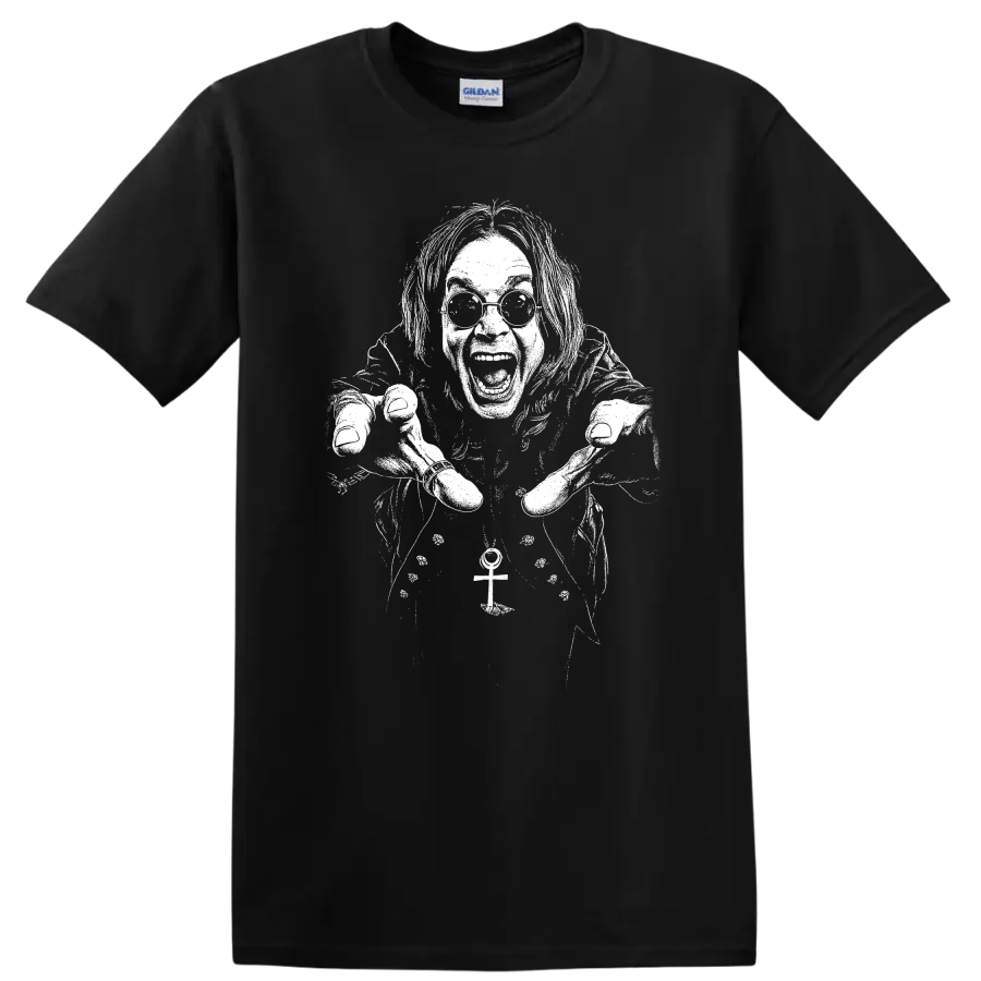 Ozzy Osbourne Black Sabbath Rock Legends T Shirt - Black