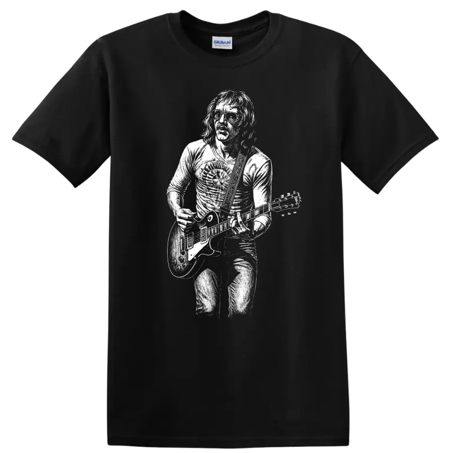 Barry Bailey Atlanta Rhythm Section Rock Legends Tribute T Shirt - Black