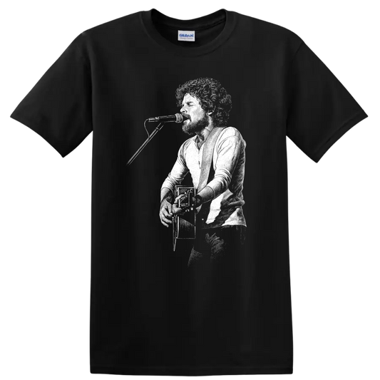 Don Henley Eagles Rock Legends Portrait T Shirt for Classic Music Fans - Black