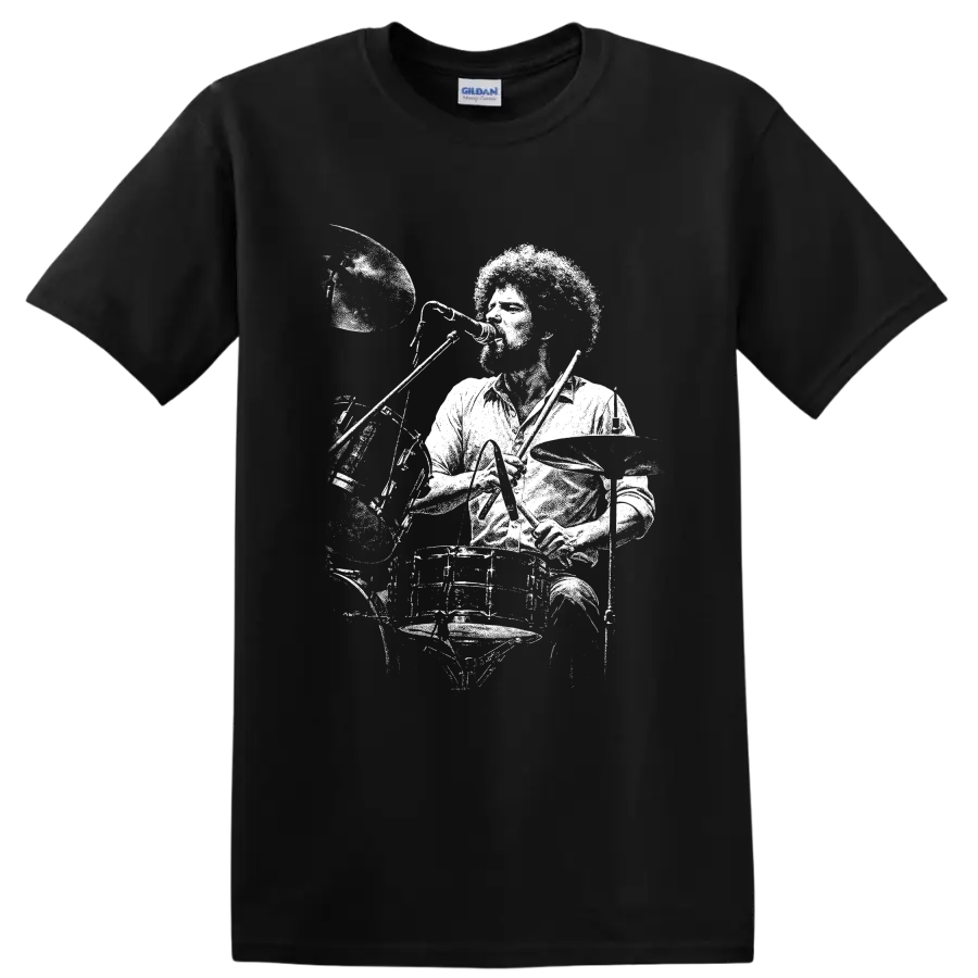 Don Henley Eagles Rock Legends Portrait T Shirt for Classic Rock Fans - Black