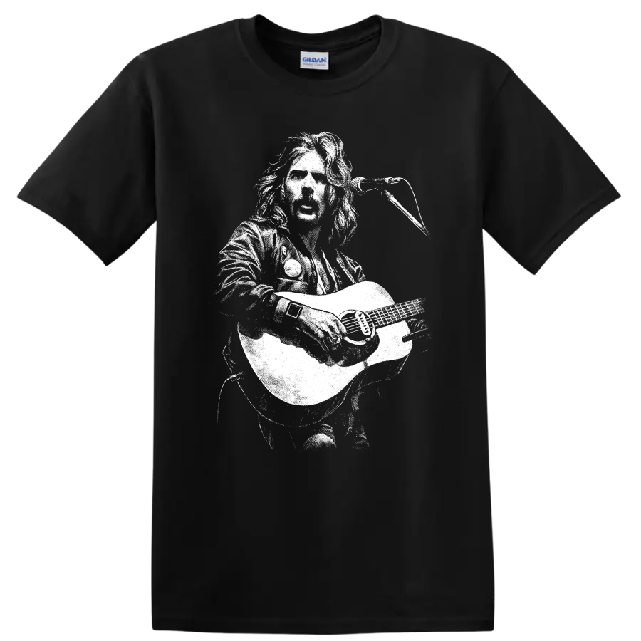 Glenn Frey Eagles Rock Legends Tribute T Shirt Classic Music Fan Tee - Black