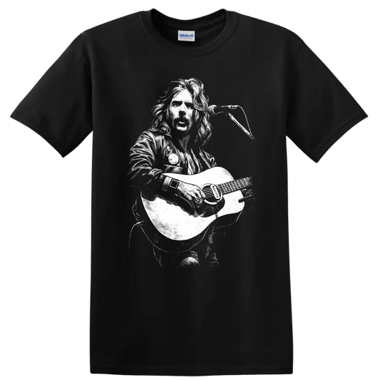 Glenn Frey Eagles Rock Legends Tribute T Shirt Classic Music Fan Tee - Black