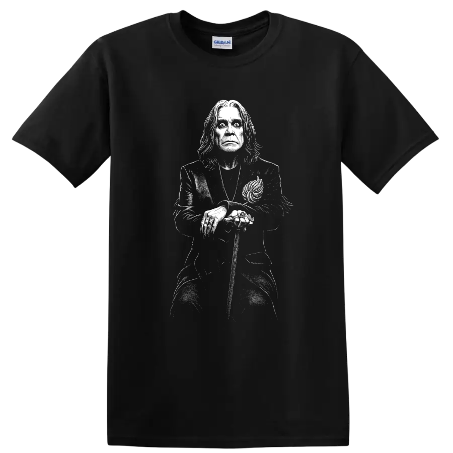 Ozzy Osbourne Black Sabbath Rock Legends Graphic T Shirt - Black