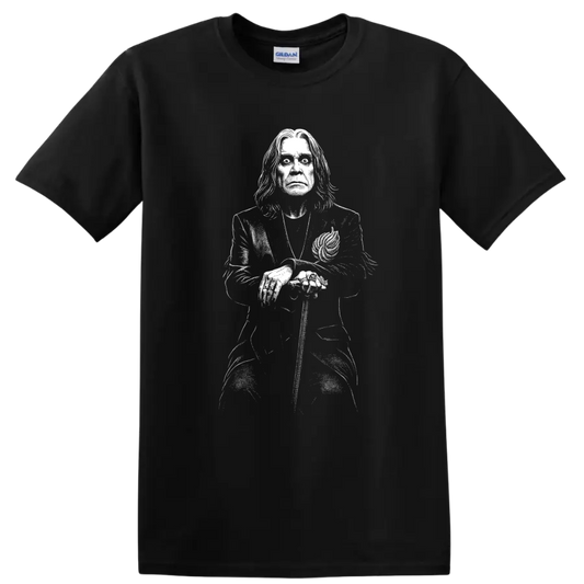 Ozzy Osbourne Black Sabbath Rock Legends Graphic T Shirt - Black
