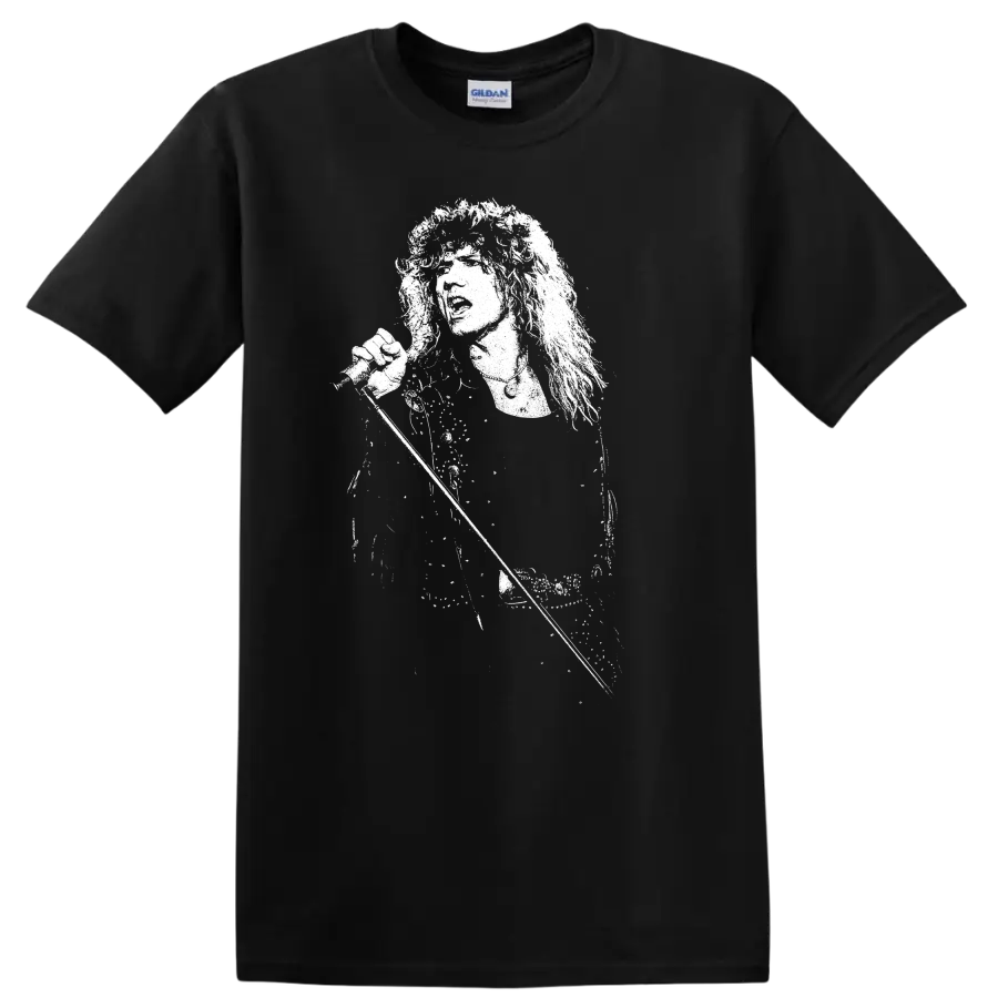 David Coverdale Whitesnake Deep Purple Rock Legends T Shirt - Black