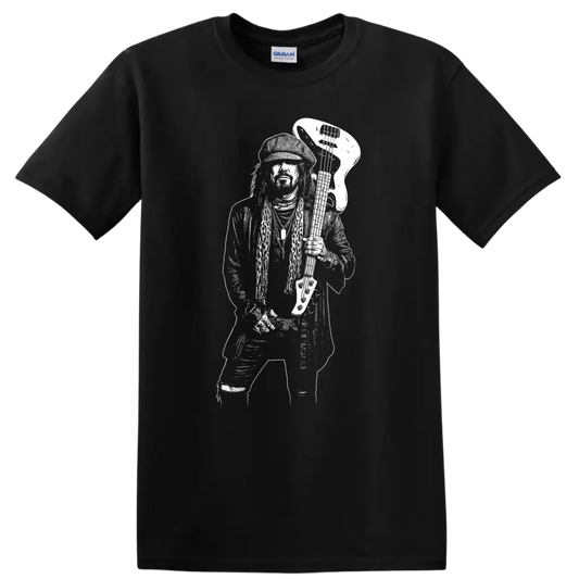 Mötley Crüe Nikki Sixx Shout at the Devil Rock Legends T Shirt - Black