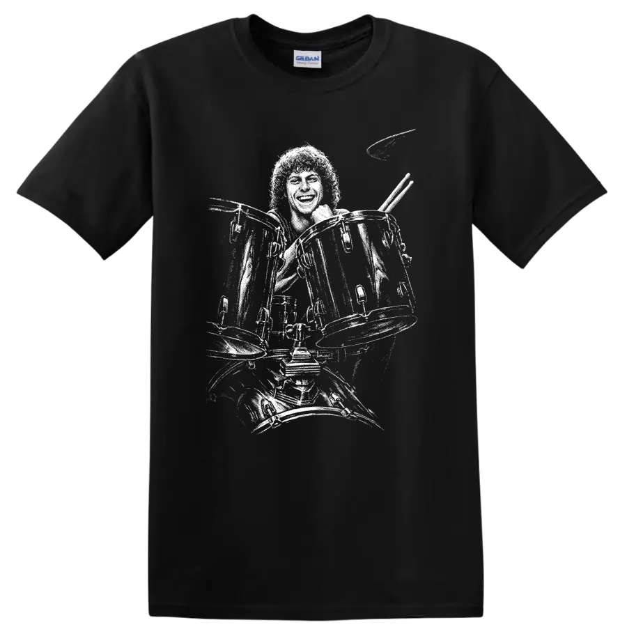 Rick Allen Def Leppard Rock Legends Graphic T Shirt - Black