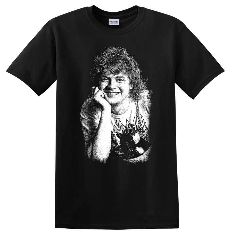 Rick Allen Def Leppard Rock Legends Tribute T Shirt for Fans - Black