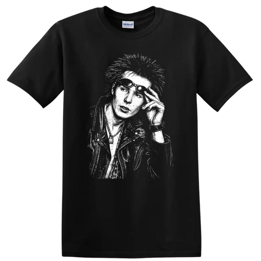 Sid Vicious Sex Pistols Rock Legends T Shirt Punk Music Tribute - Black
