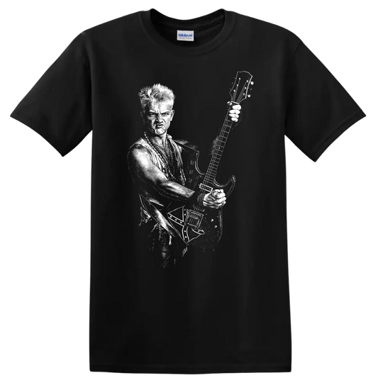 Rudolf Schenker Scorpions Rock Legends Guitarist T Shirt - Black