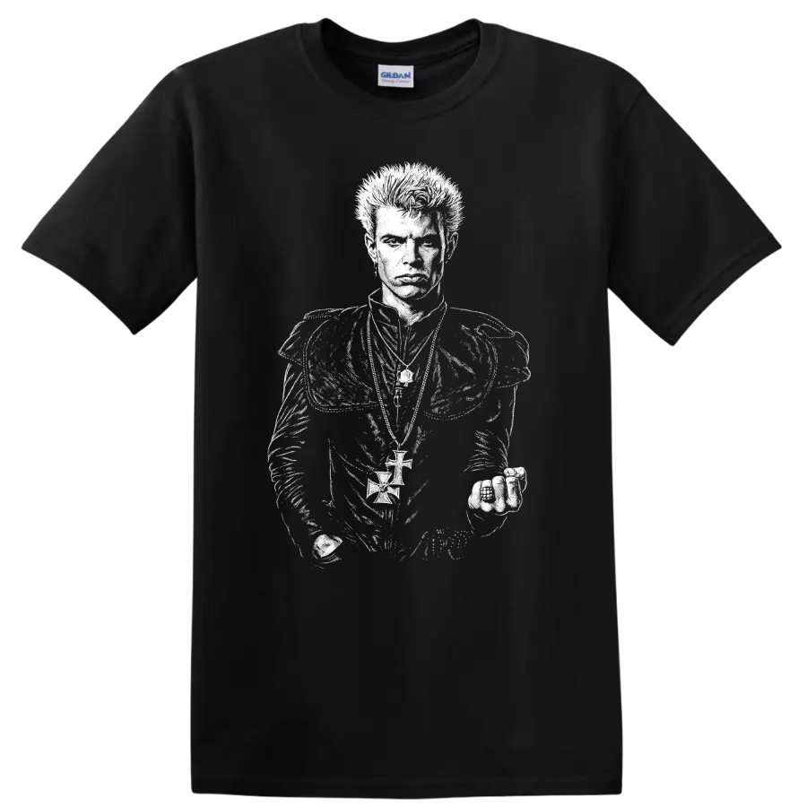 Billy Idol Rock Legends Graphic T Shirt for Classic Music Fans - Black